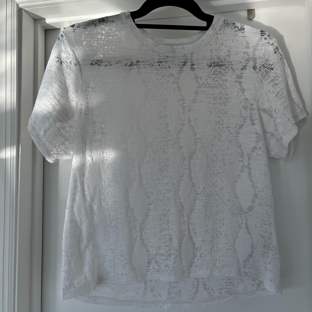 Snake print top